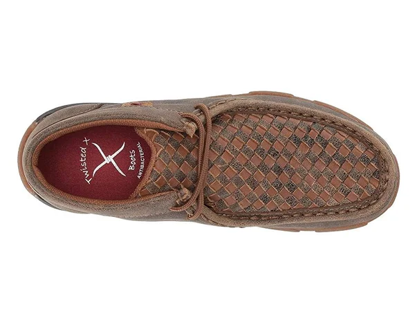 Twisted x Kids Driving Bomber/Tan Moccasins (YDM0030)