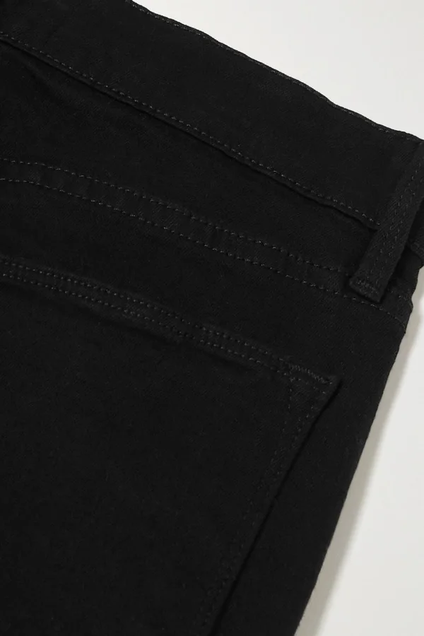Frame Le High Ankle Skinny Jeans in Film Noir