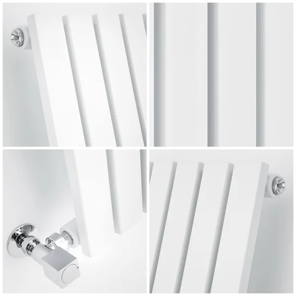 Hudson Reed NAHB0200 Sloane - White Vertical Flat Panel Designer Radiator 70 x 18 1/2