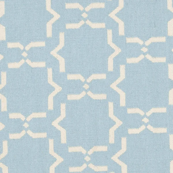 Safavieh Dhurries DHU545B 2&6x22 x 10&0x22 Runner Light Blue - Ivory Area Rug
