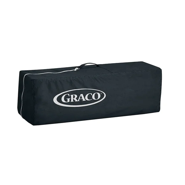 Graco Pack and Play on The Go Playard, Includes Full-Size Infant Bassinet, Push Button Compact Fold, Stratus