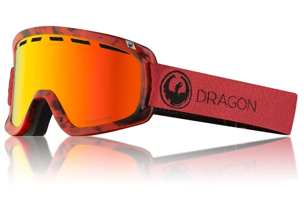 Dragon D1 OTG Lumalens Snow Goggles Mill Red Ion