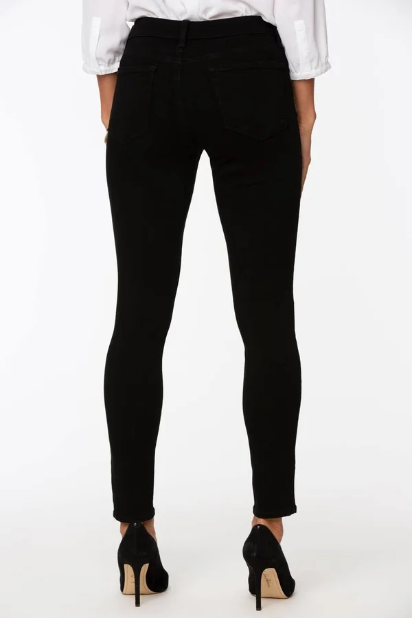 Nydj Women's AMI Skinny Jeans in Black, Regular, Size: 00, Denim