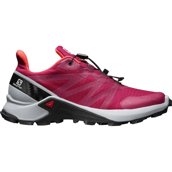Salomon Women's Supercross Trail Shoes India Ink - White, Black 7.5