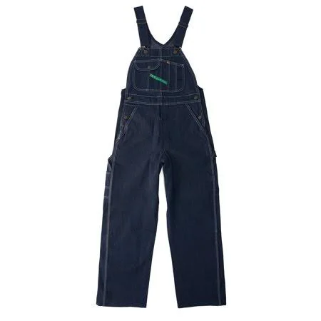 Men's Key Bib Indigo Denim Firm Hand Zipper Fly Overall