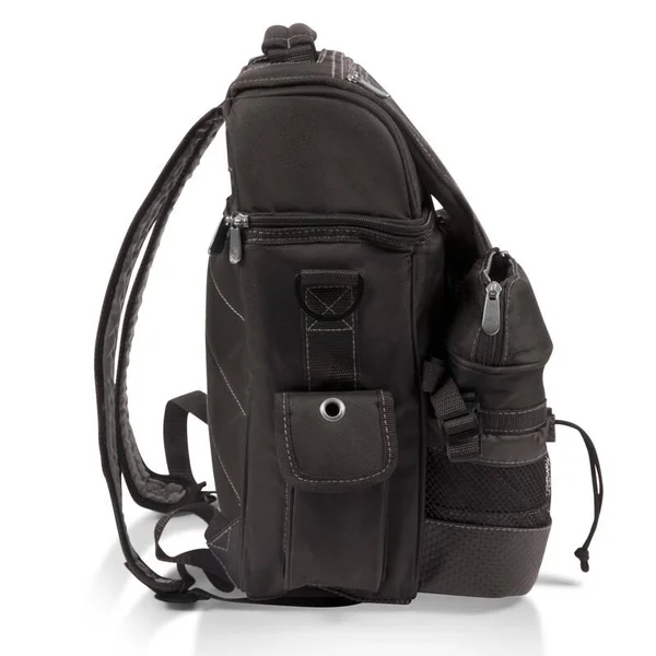 Picnic Time 641-00-175-454-0 Oklahoma Sooners Turismo Black Cooler Backpack