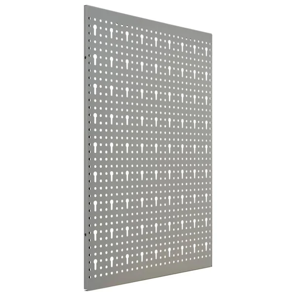 vidaXL Wall-Mounted Peg Boards 4 Pcs 15.7x22x22.8x22 Steel
