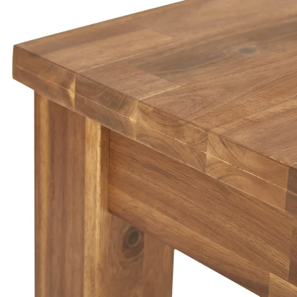 New Pacific Direct Tiburon Square Dining Table - Amber