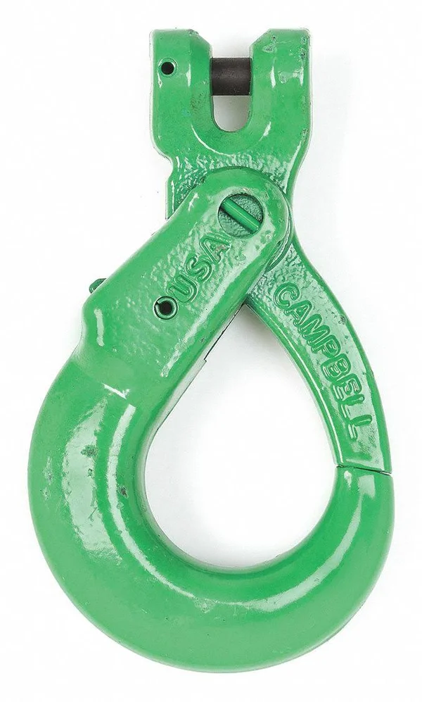 Campbell 5748695 Self Locking Hook - 3/8 inch, Clevis, GR 100