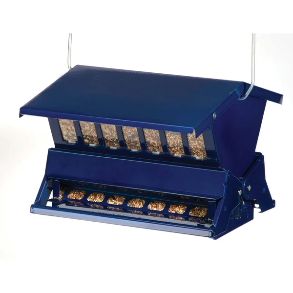 Woodlink Absolute II Electric Blue Squirrel Resistant Bird Feeder