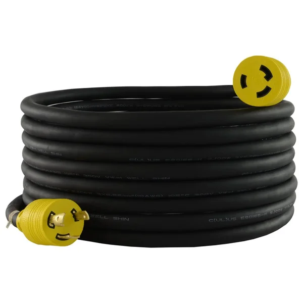 Conntek [RUL630PR-025] 25-Feet 10/3 30-Amp 250-Volt L6-30 Anti-Weather - Oils, Acids and Chemicals Rubber Locking Extension Cord
