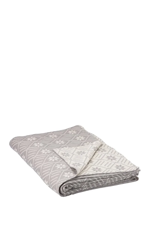 Throw - Snowflake - Gray