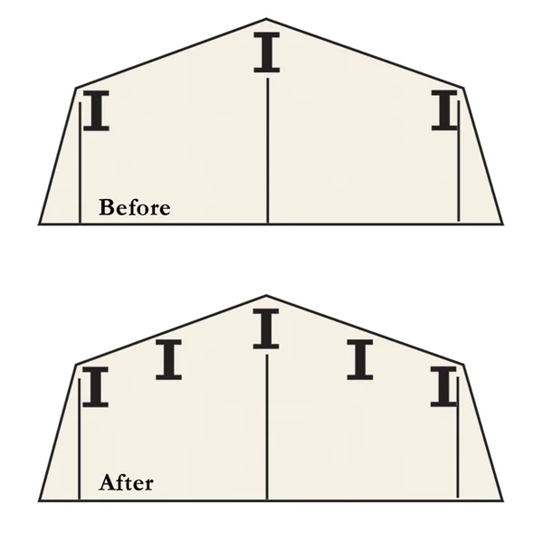 Arrow Shed Roof Strengthening Kit for 10 x 12 ft. Sheds