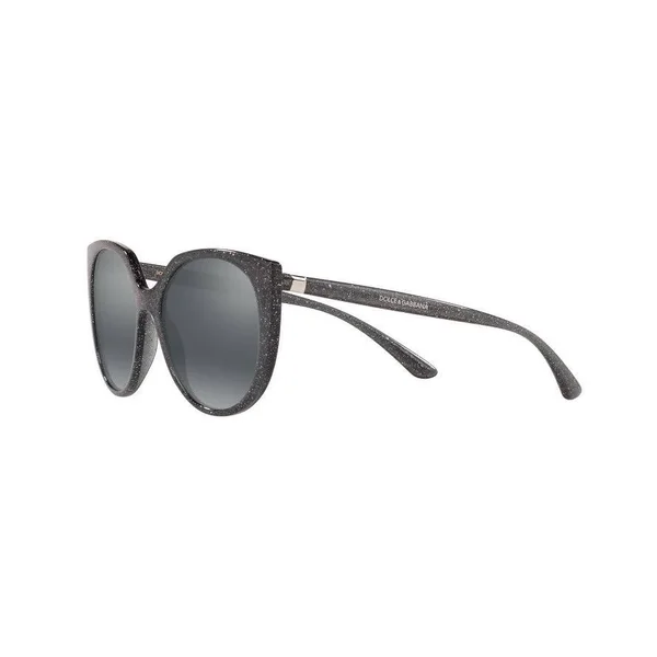 Dolce & Gabbana DG6119 Sunglasses, 54-17-140, 324188 Transparent Grey Glitter Silve