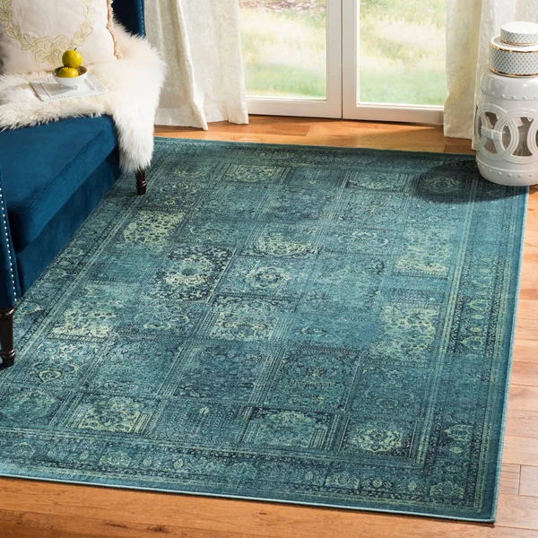 Safavieh Vintage Turquoise Traditional Rug - 4& x 5&7x22