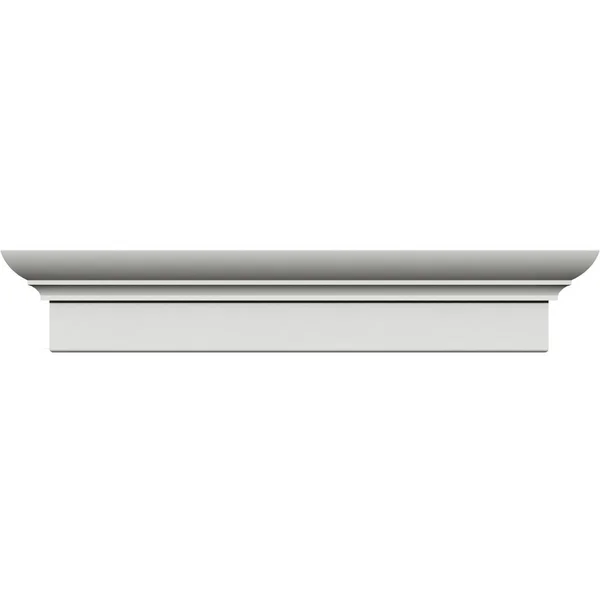 Ekena Millwork CRH06X156ST-2 156x22 Bottom Width x 160 1/4x22 Top Width x 5 1/2x22H x 1 3/4x22P Stafford Crosshead