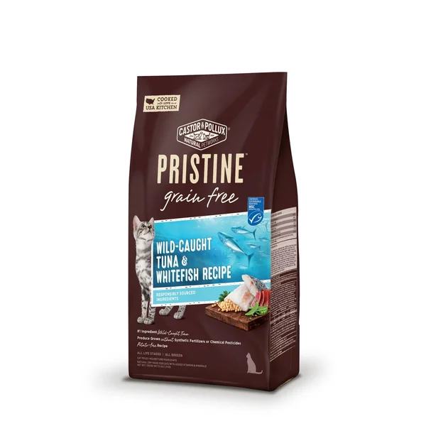Castor & Pollux Pristine Grain Free Wild-Caught Tuna & Whitefish Recipe Cat Food - 3 lb