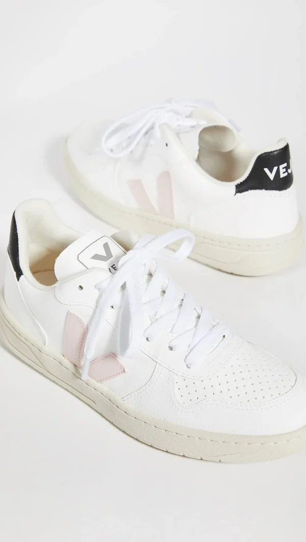 Veja V-10 Vegan Sneakers White/Petale/Black 37