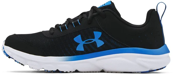 Under Armour Youth Assert 8 Running Shoes - Black, 5