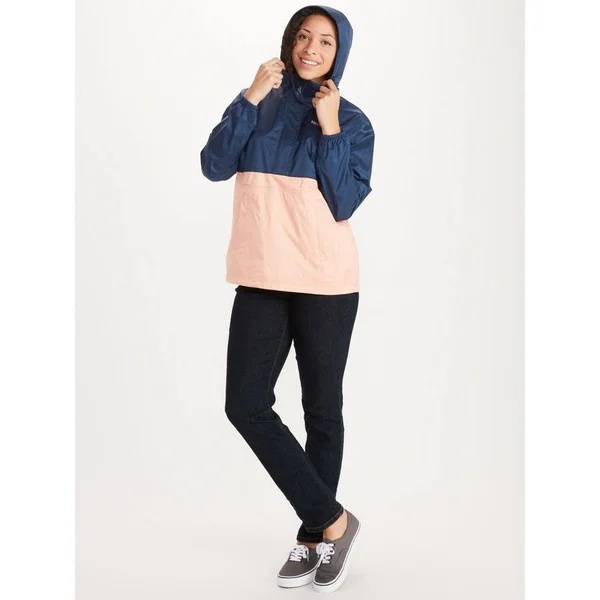 Marmot PreCip Eco Anorak - Women's Royal Night/Black, Xs