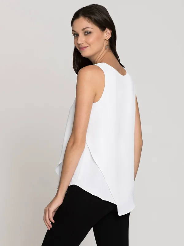 Plus Size Women's Nic+Zoe Promenade Top - Size 1x - White