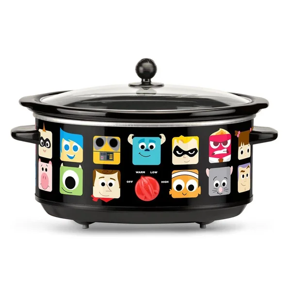 Disney DPX-7 Pixar Slow Cooker 7 Quart Black