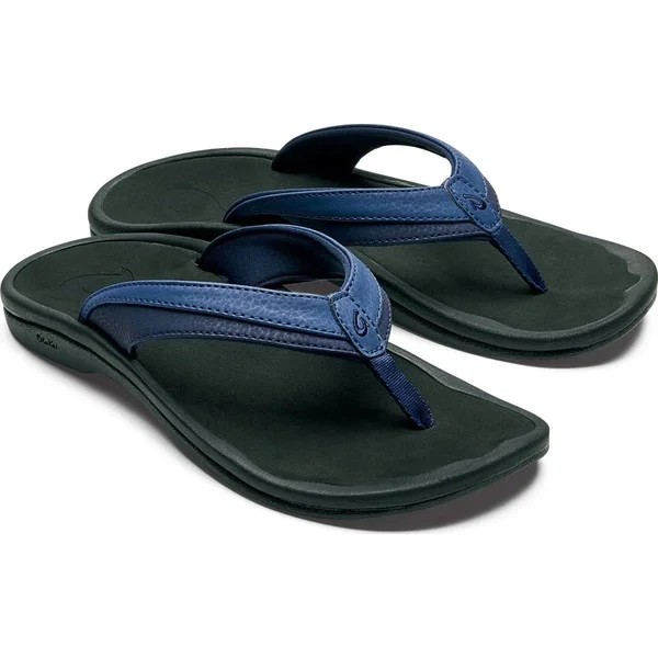 Olukai Women's &Ohana Sandal - 9 - Basalt/Grey