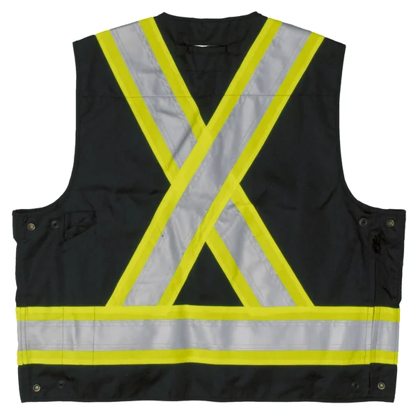 Work King Hi-Vis Black Safety Surveyor Vest