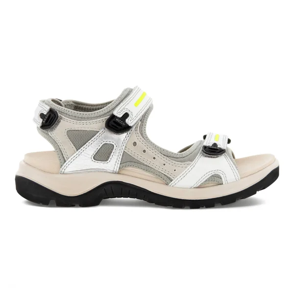 Ecco Offroad Women's Flat Sandal Multicolor - Silver Metallic, 39, M