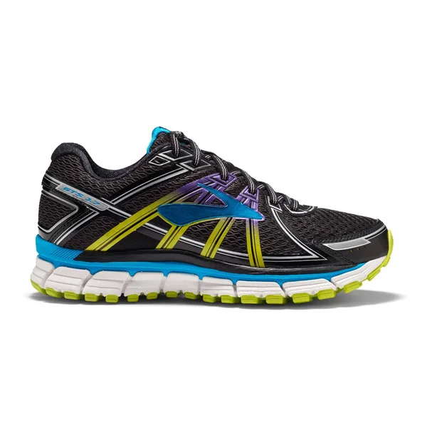 Brooks Women's Adrenaline GTS 17 Running Shoes Black, Hawaiian Ocean, Lime Punch 6.5, B