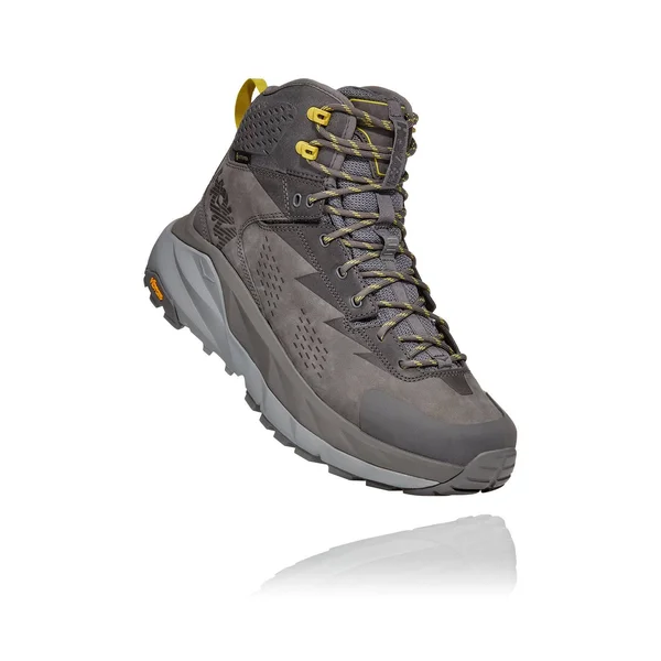 Hoka One One Men's Kaha GTX Boots - Charcoal Gray & Green - 10.5 - 10.5