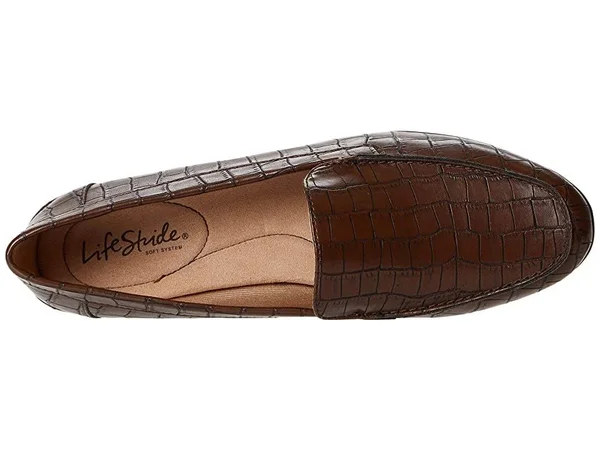 Women's LifeStride Margot Loafer - Dark Brown - Size 9