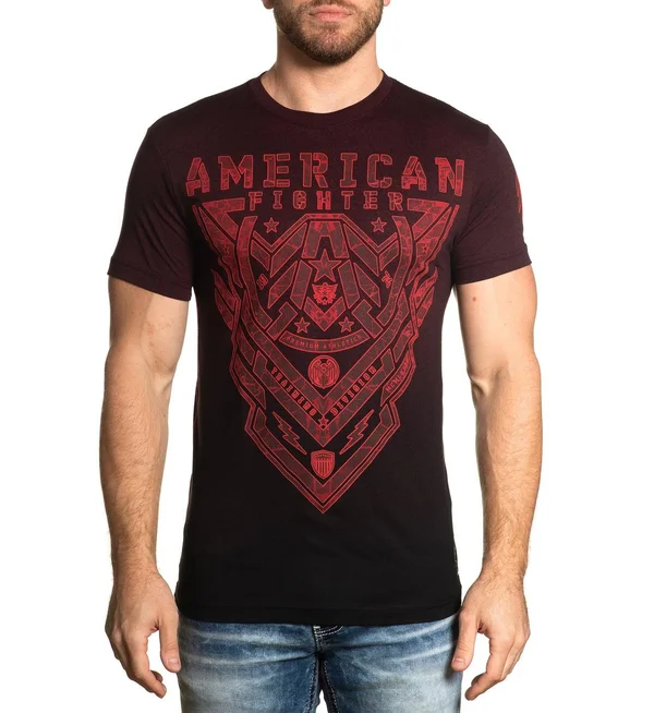 American Fighter Kendleton T-Shirt - Red/Black XX-Large, Men's