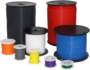 PTFE High Temperature Stranded Wire (Gauge: 20 - Length: 100 ft., Color: Yellow) Wire-TF-20-04-100