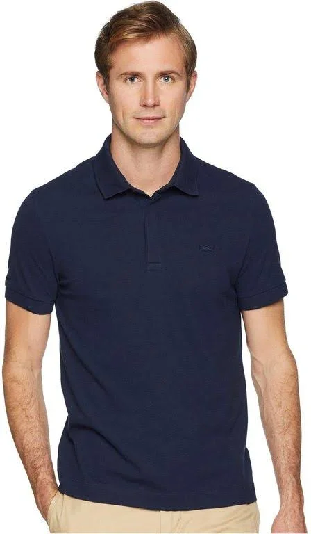 Lacoste Men's Short-Sleeve Paris Polo - Navy Blue