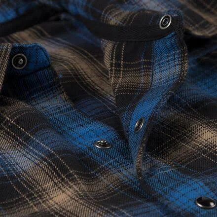 Mountain Khakis Men's Saloon Flannel Shirt - Large - Black Plaid
