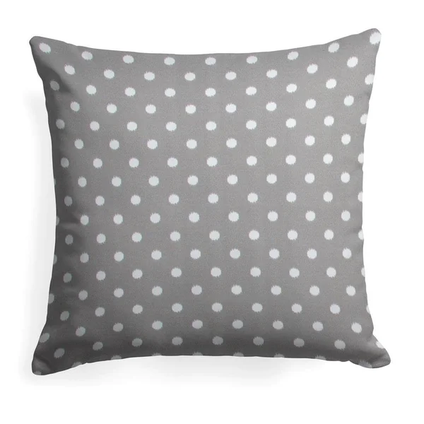 Grouchy Goose Coastal Grey Square Outdoor Throw Pillow