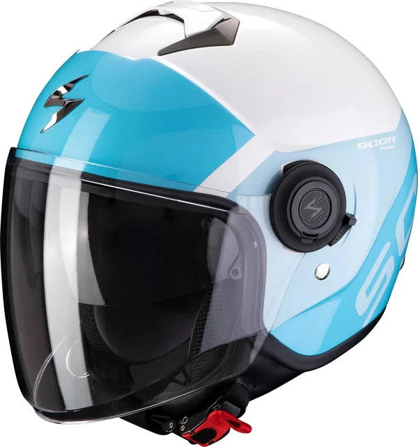 Scorpion - Helmet EXO-City SYMPA White - Light Blue - Size L