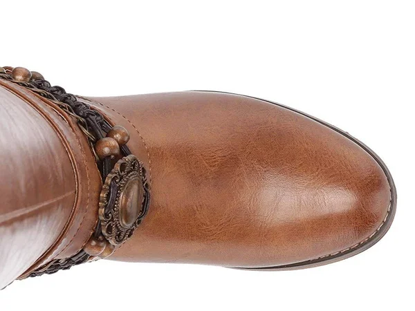 Roper Women's Penny Zip Tan Fashion Boots