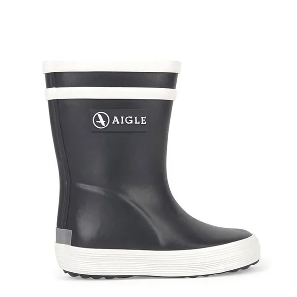 Aigle Kids - Navy Baby Flac Rain Boots - 19 EU - Blue