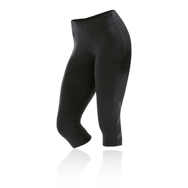2XU Aspire Womens 3/4 Capri Compression Tights - Black-XS