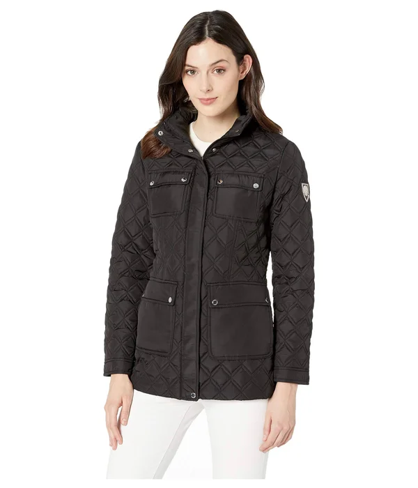 Vince Camuto 28x22 Quilted Jacket, MD (US 8-10) One Size, Beige