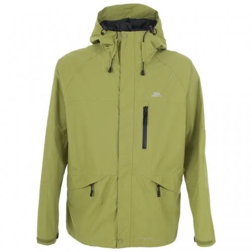 Trespass Mens Corvo Hooded Full Zip Waterproof Jacket/Coat Black Xxs