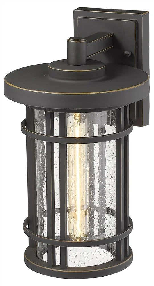 Z-Lite 570M-ORB Jordan 1 Light Outdoor Wall Sconce in Oil Rubbed Bronze