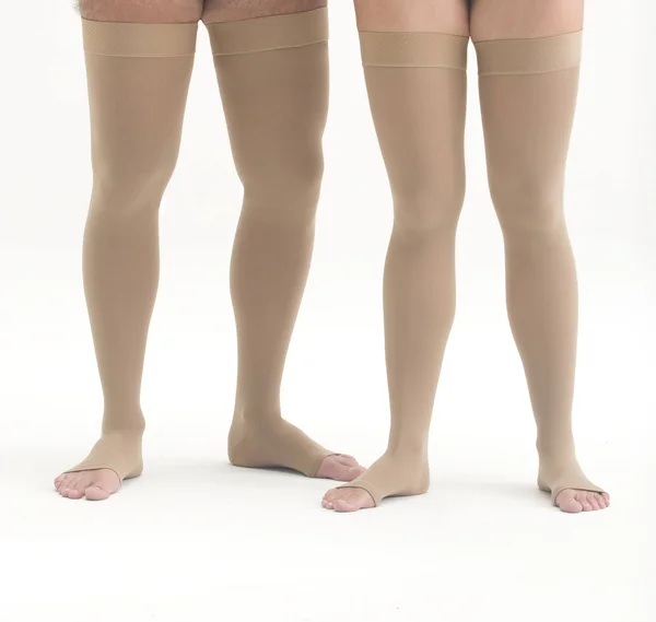 Mediven Plus - 20-30 mmHg, Thigh High, Open Toe Beige, III