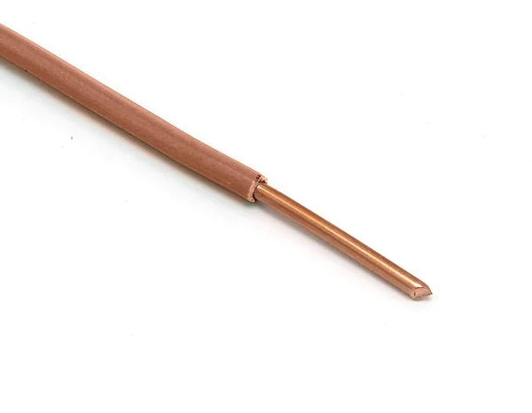 The Cimple Co - THHN - Building Wire - Brown Jacket - 10 Gauge Solid Copper UL UV - 200 ft