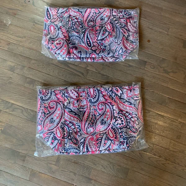 Vera Bradley Recycled Lighten Up Reactive Drawstring Family Tote Bag