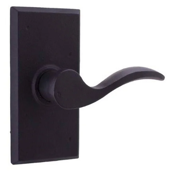 Weslock R7310h2h2sl20 Right Hand Carlow Square Privacy Door Lever - Black
