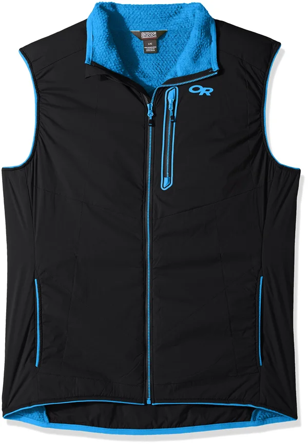 Outdoor Research Ascendant Vest Black, Mens Polartec Insulated Vest, Size S - Color Black - Tahoe