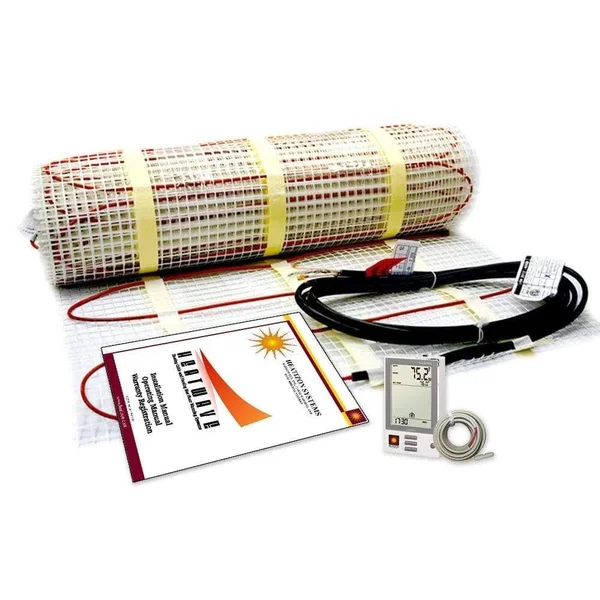 100 SF Electric Floor HEATING System Required GFCI Programmable Thermostat 240V